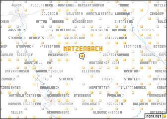 map of Matzenbach
