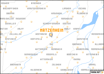 map of Matzenheim