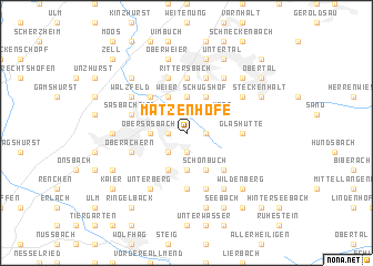 map of Matzenhöfe