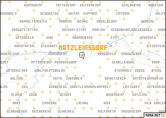 map of Matzleinsdorf