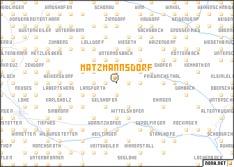 map of Matzmannsdorf