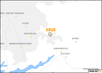 map of Mauá