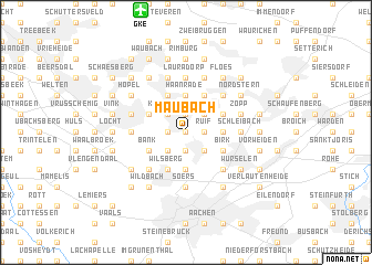 map of Maubach