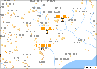 map of Maubesi