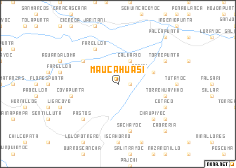 map of Mauca Huasi