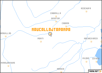 map of Maucallajtapampa