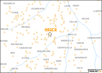 map of Mauca