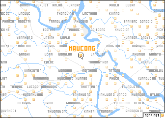 map of Mậu Công