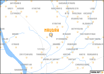 map of Ma-u-daw