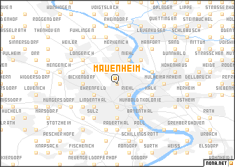 map of Mauenheim