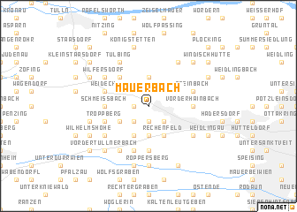 map of Mauerbach