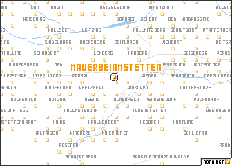 map of Mauer bei Amstetten