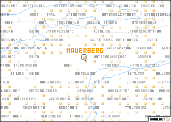 map of Mauerberg