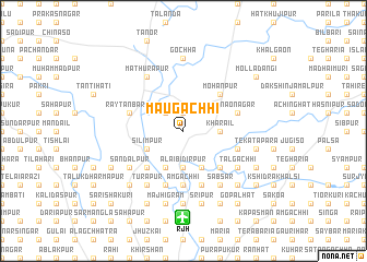 map of Maugāchhi