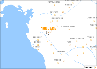 map of Maujére