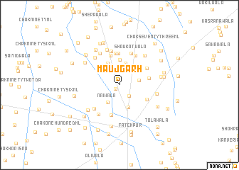 map of Maujgarh