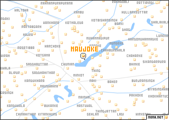 map of Maujoke