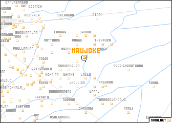 map of Maujoke