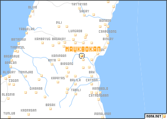 map of Maukbokan
