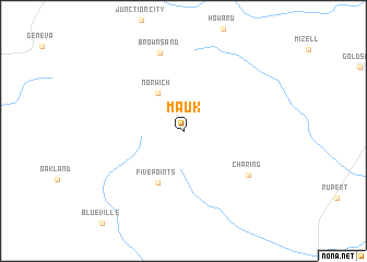 map of Mauk