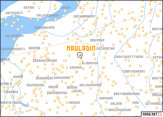 map of Mauladīn