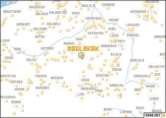 map of Maulakak