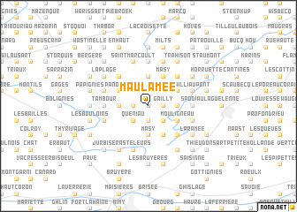 map of Maulamée