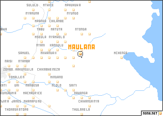 map of Maulana