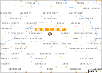 map of Maulbeerwalde