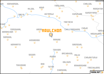 map of Maŭlch\