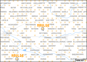 map of Maulde