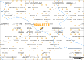 map of Maulette