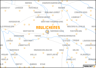 map of Maulichères