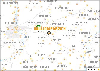 map of Maulin Diederich