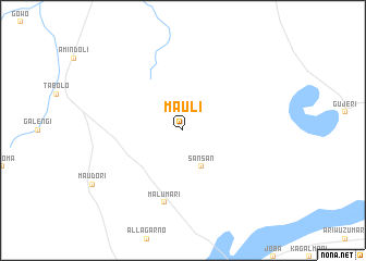 map of Mauli
