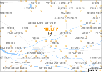 map of Maulny