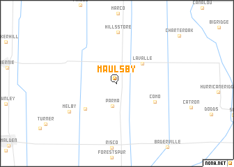 map of Maulsby