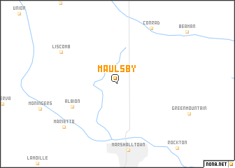 map of Maulsby