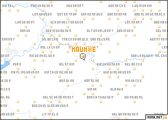 map of Maumke