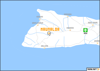map of Maunaloa