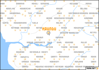 map of Maundu