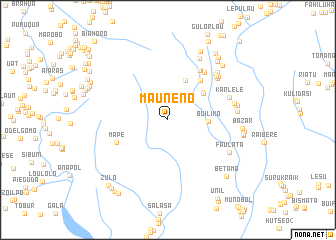 map of Mauneno