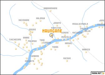 map of Maungane