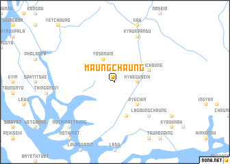 map of Maungchaung