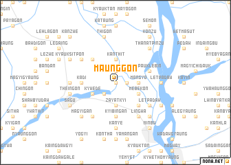 map of Maunggon