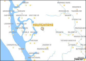 map of Maunghnama