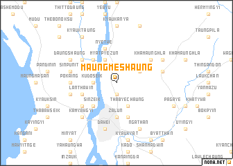 map of Maungmeshaung