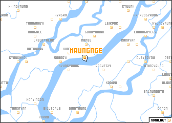 map of Maung-nge