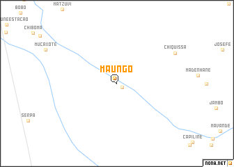 map of Maungo