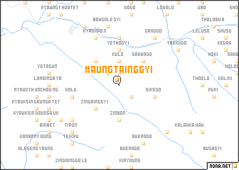 map of Maungtainggyi